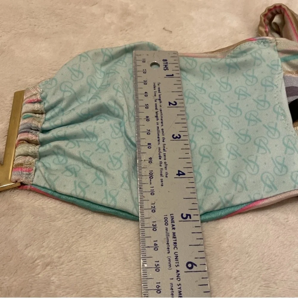 Victoria's Secret Multicolor Striped Bikini Top